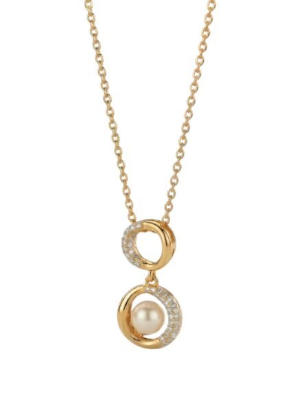 Gold-Plated Pearl Chain
